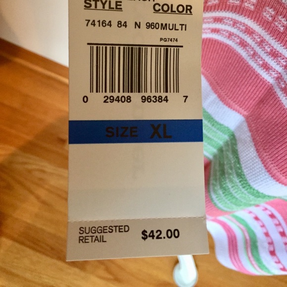 LADIES ALFRED DUNNER KNIT STRIPE TOP-BRAND NEW -XL - Picture 8 of 8